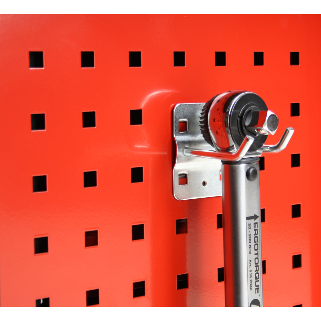 KS Tools RACINGline 826.0007 lege gereedschapswagen met 7 laden, zwart/rood
