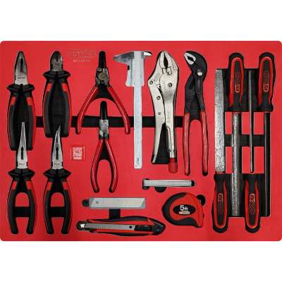 KS Tools SIGNATURE set SCS-tangen in 1/1 systeeminlay, 28-delig (883.0019)