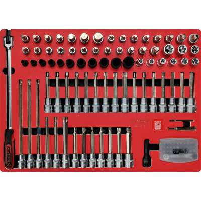 KS Tools SIGNATURE set SCS-dopsleutels in 1/1 systeeminlay, 111-delig (883.1111)