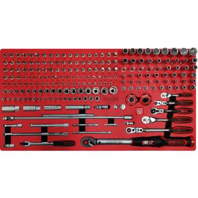KS Tools SIGNATURE set SCS-dopsleutels in 1.1/3 systeeminlay, 213-delig (883.0213)