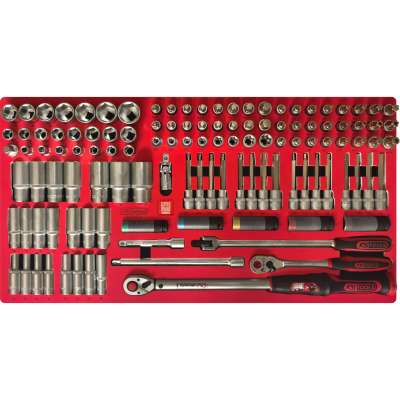 KS Tools SIGNATURE 1/2" dopsleutelset in schuimrubberinleg, 120-delig (883.0120)
