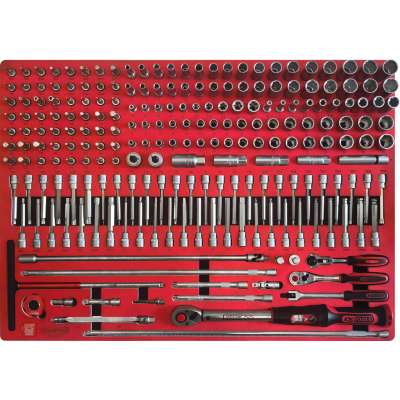 KS Tools SIGNATURE 3/8" dopsleutelset in schuimrubberinleg, 221-delig (883.0221)