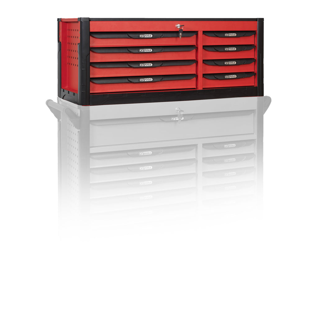 KS Tools ULTIMATE 809.0008 rode opzetkist met 8 laden