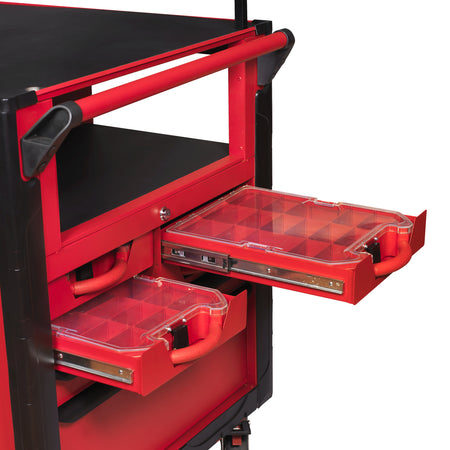 KS Tools ULTIMATE 809.0014 rode mobiele werkbank met 14 laden – foto 2