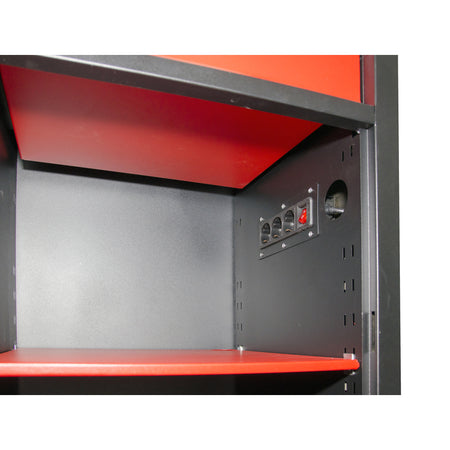 KS Tools ULTIMATE 816.0002 rood-zwarte diagnosewagen met 1 lade en 1 deur – foto 2