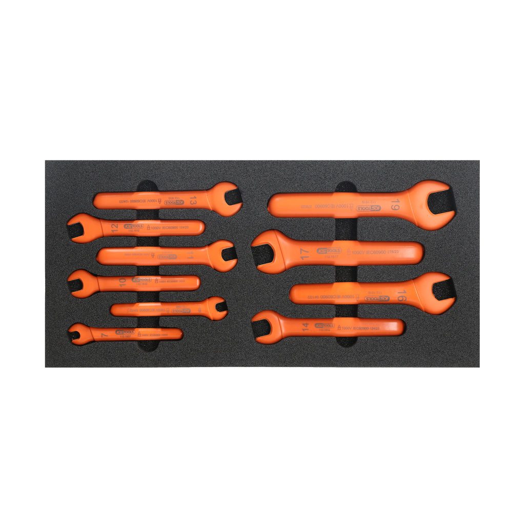 KS Tools ULTIMATE 819.7045 oranje gereedschapswagen met 7 laden, 44 geïsoleerde gereedschappen en een stroomtang – foto 4