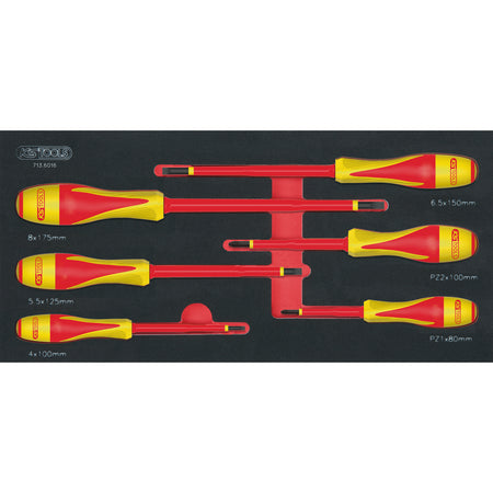 KS Tools ULTIMATE 819.7045 oranje gereedschapswagen met 7 laden, 44 geïsoleerde gereedschappen en een stroomtang – foto 7