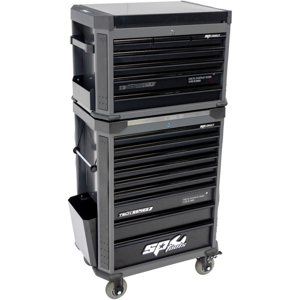 SP Tools SP01050 Tech Series gereedschapswagen 9 laden met topkist