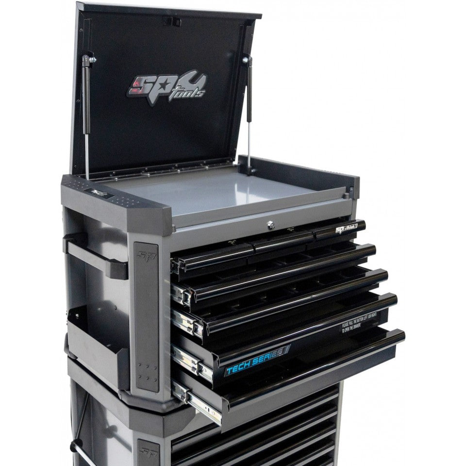 SP Tools SP01050 Tech Series gereedschapswagen 9 laden met topkist, foto 5