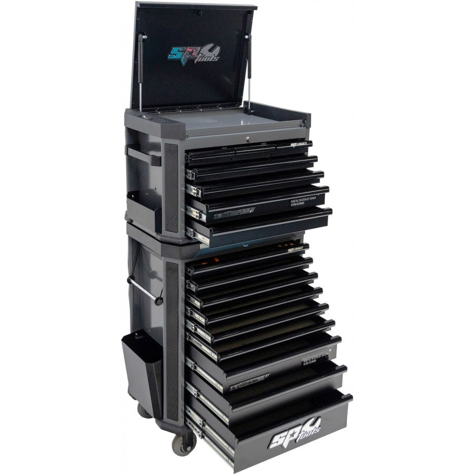 SP Tools SP01050 Tech Series gereedschapswagen 9 laden met topkist, foto 6