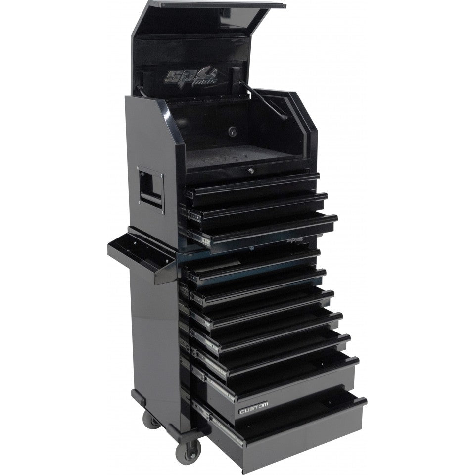 SP Tools SP01091 Custom Series gereedschapswagen 7 laden met topkist