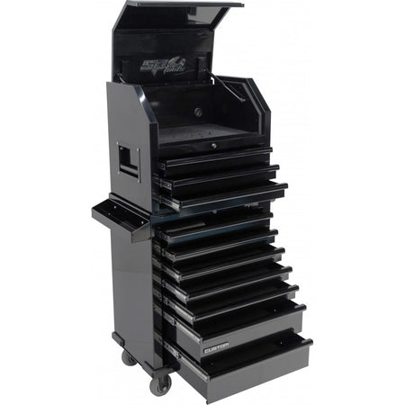 SP Tools SP01091 Custom Series gereedschapswagen 7 laden met topkist