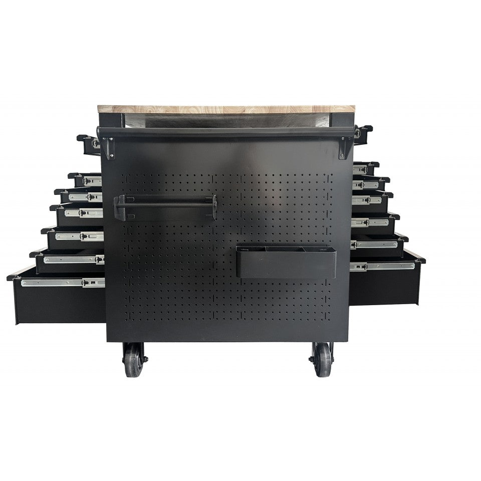 SP Tools SP44650 The Big Sumo gereedschapswagen met houten werkblad, foto 2