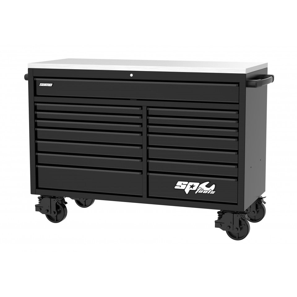 SP Tools SP44726-BLK USA Sumo Series gereedschapswagen 15 laden