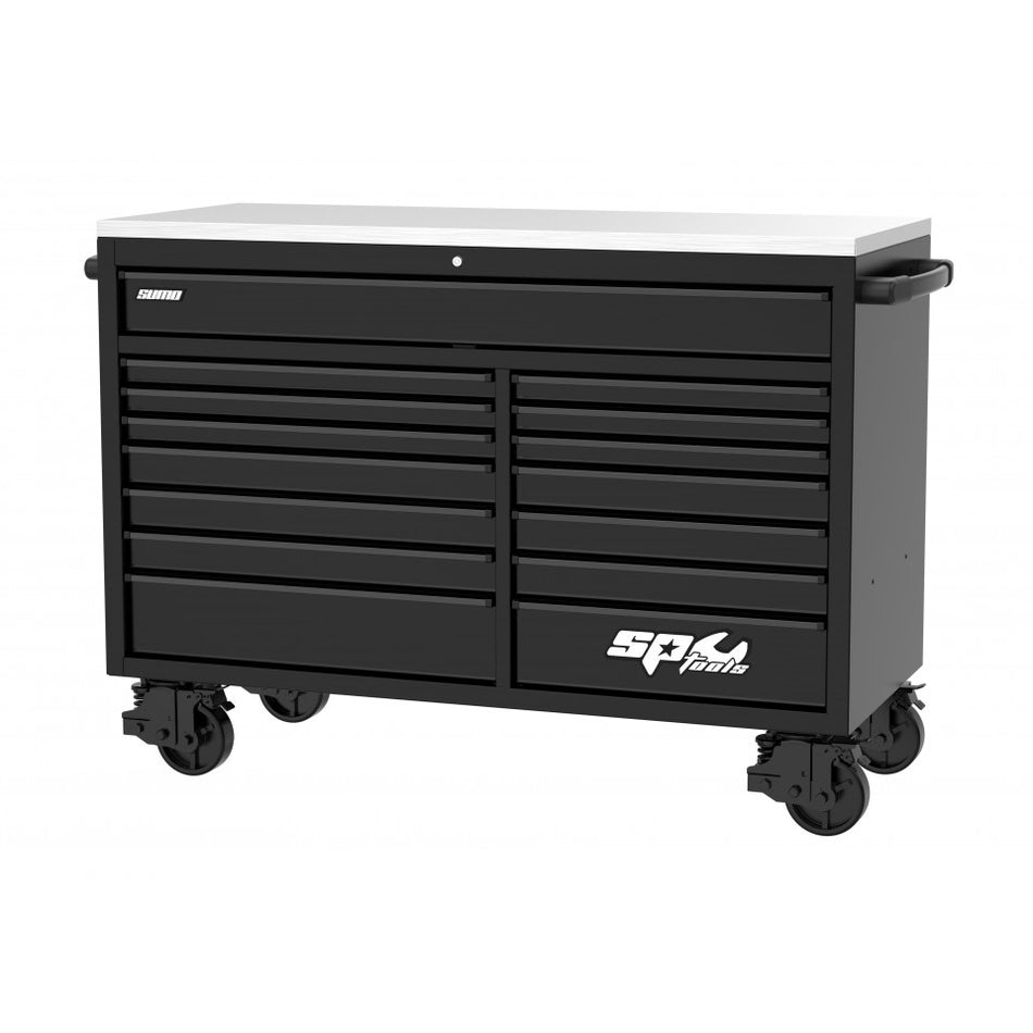 SP Tools SP44726-BLK USA Sumo Series gereedschapswagen 15 laden