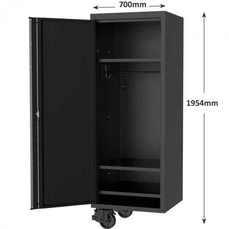 SP Tools SP44885-BLK USA Sumo Series zijkast met legplanken en hangrail, foto 3