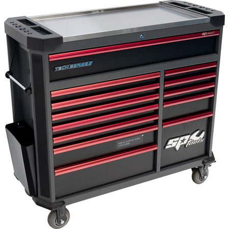 SP Tools Tech Series XL 506-delige gevulde gereedschapswagen – Rood
