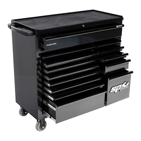SP Tools Custom Series XL 506-delige gevulde gereedschapswagen – Zwart, foto 2