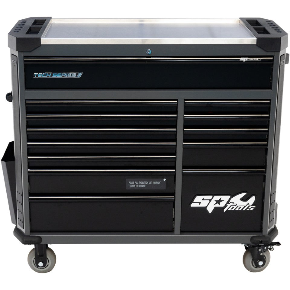 SP Tools Tech Series XL 506-delige gevulde gereedschapswagen – Zwart, foto 3