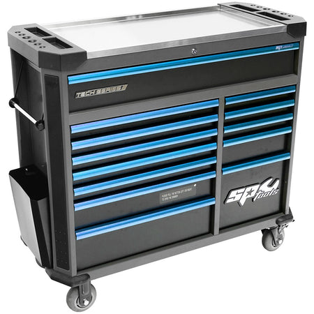 SP Tools Tech Series XL 506-delige gevulde gereedschapswagen – Blauw