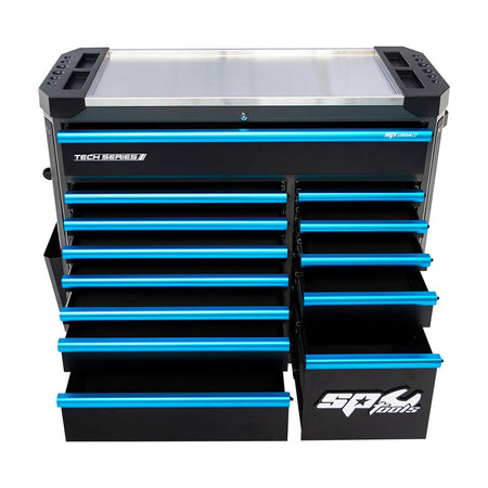 SP Tools Tech Series XL 388-delige gevulde gereedschapswagen – Blauw, foto 3