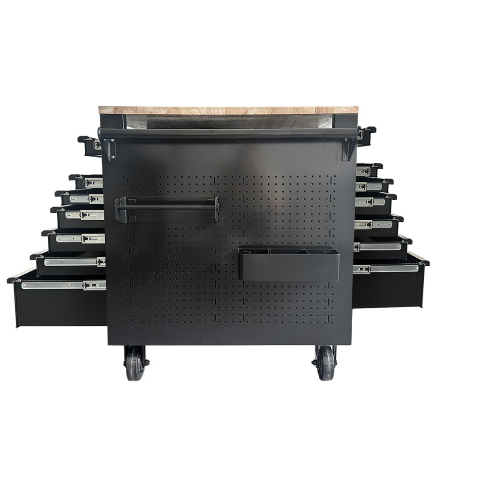 SP Tools USA Sumo Series The Big Sumo 544-delige gevulde werkbankwagen – Houten werkblad, foto 2