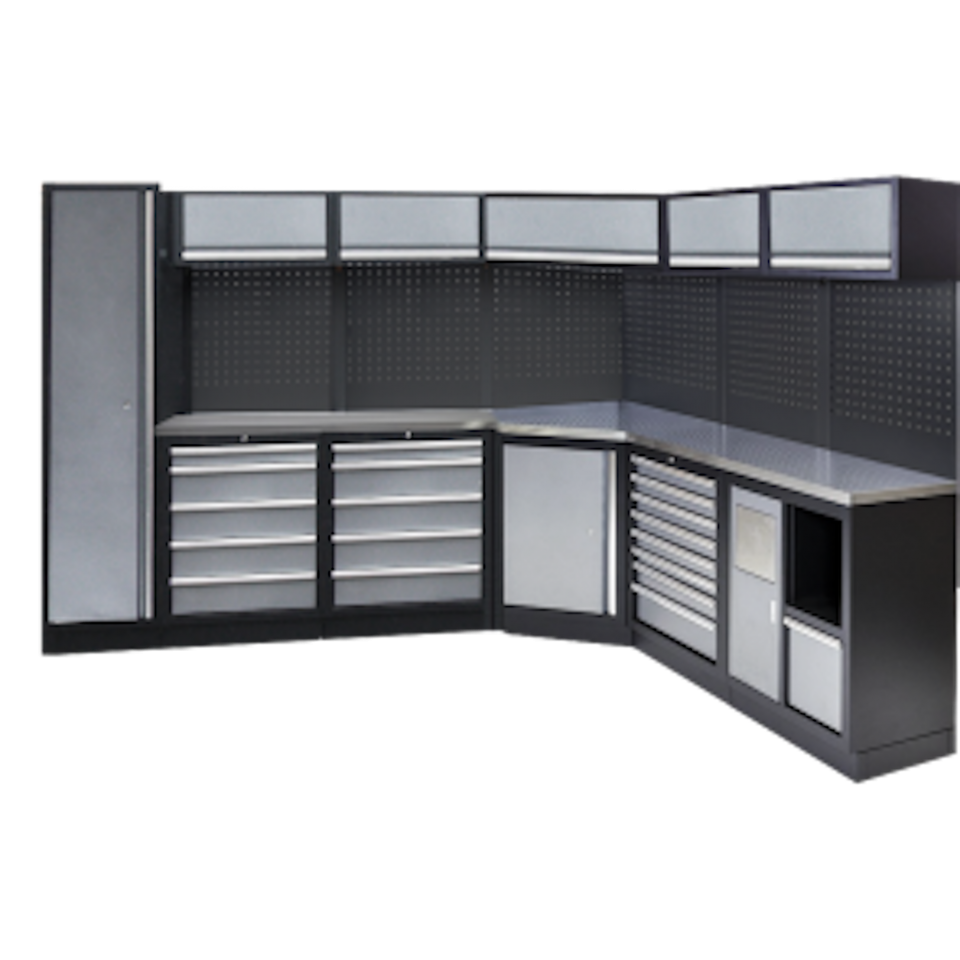 SP Tools Workshop Series SP00409 – RVS, zwarte wand