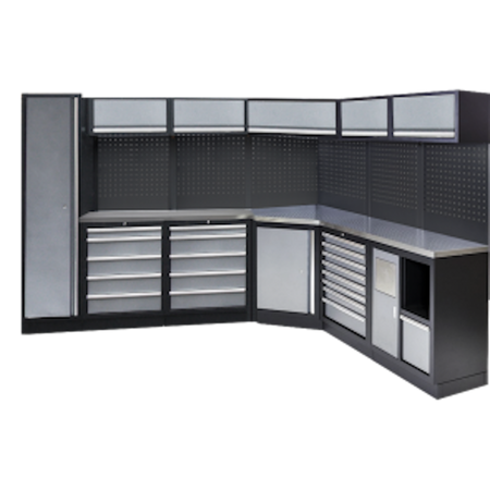 SP Tools Workshop Series SP00409 – RVS, zwarte wand