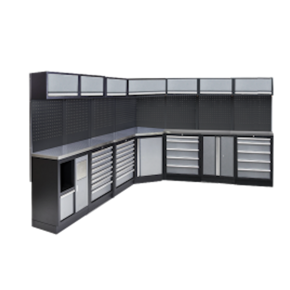SP Tools Workshop Series SP01434 – RVS, zwarte wand