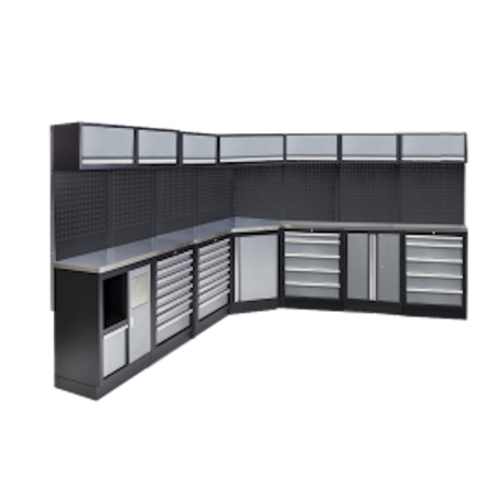 SP Tools Workshop Series SP01434 – RVS, zwarte wand