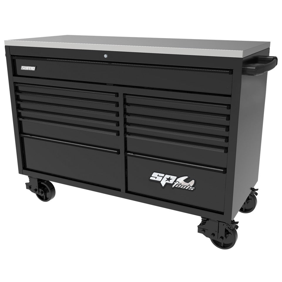 SP Tools USA Sumo Series 501-delige gevulde gereedschapswagen – Zwart, foto 3