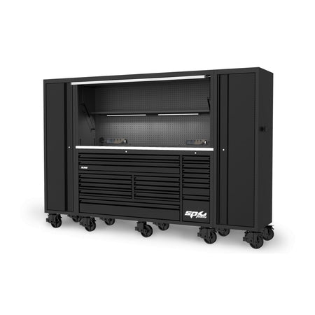 SP Tools USA Sumo Series XXL werkstation 622-delig met topkist en zijkast – Zwart