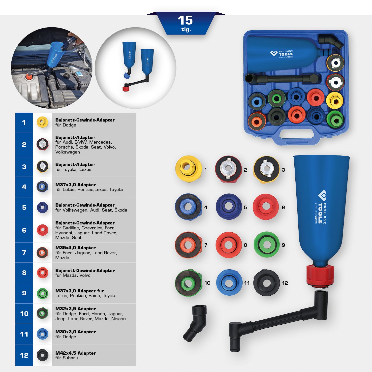 BT711110 | BRILLIANT TOOLS OLIEVULTRECHTERSET 15 DLG